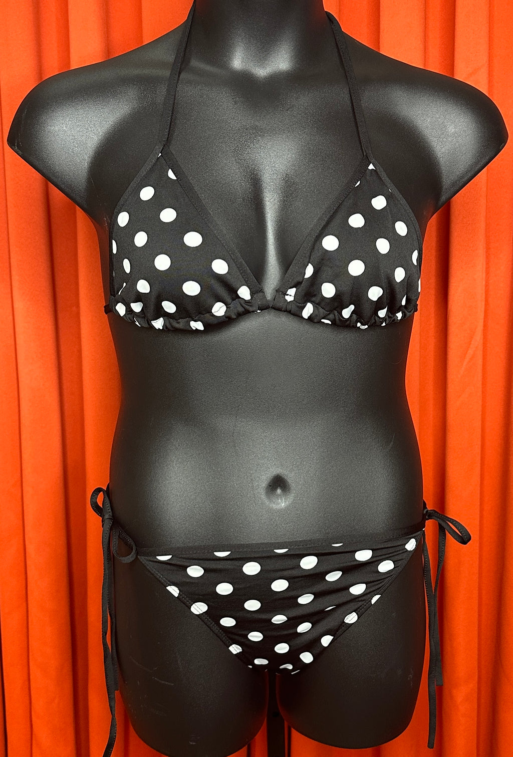 Black & White Polka Dot Bikini